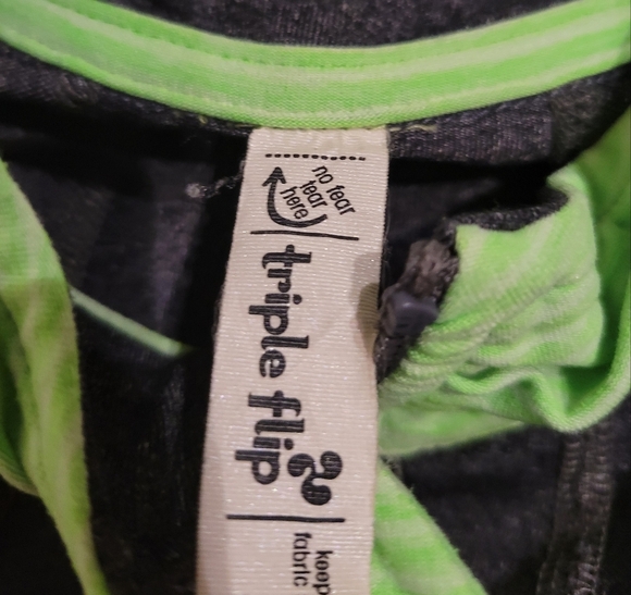 Girl's Gray and Green Jacket - Picture 2 of 4